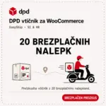 Brezplačni preizkus DPD vtičnika za WooCommerce z 20 vključenimi nalepkami za pošiljanje